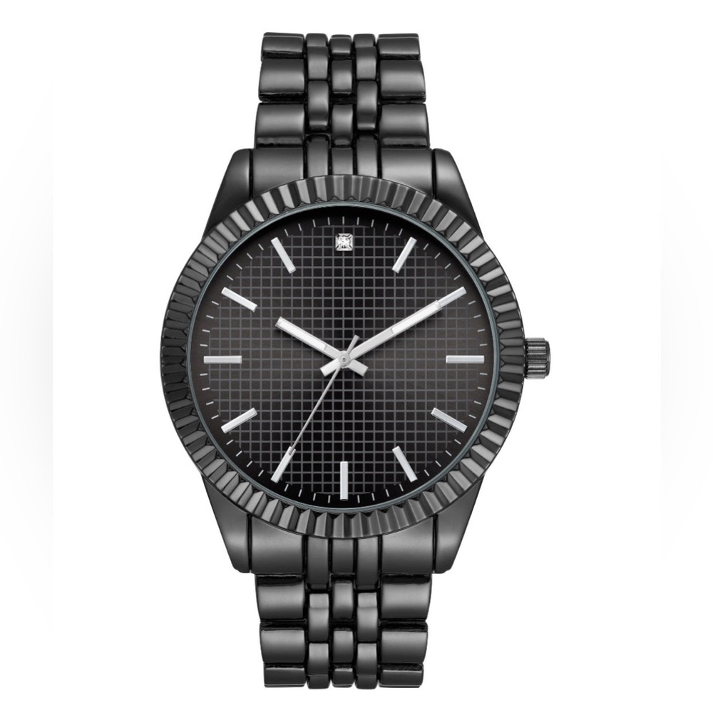 New George Black Gunmetal Men's Analog Watch